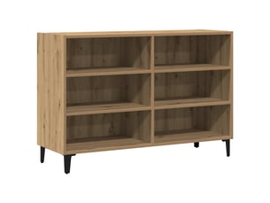 Buffet - bahut - meuble de rangement chêne artisanal 103,5x35x70 cm bois d'ingénierie