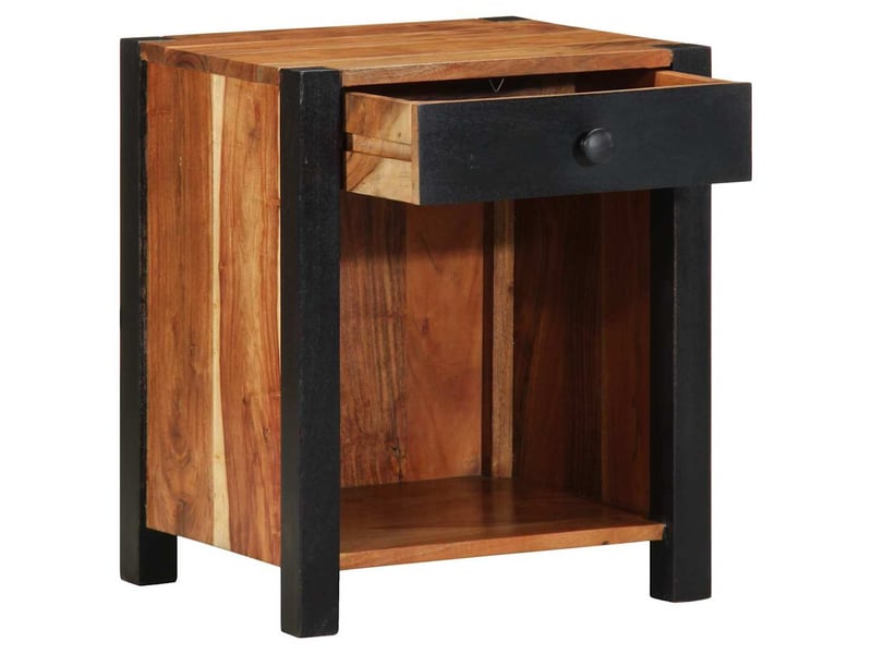  Lot de 2 cabinet de chevet, table de nuit marron 40 x 35 x 50 cm shl4929  - Conforama E