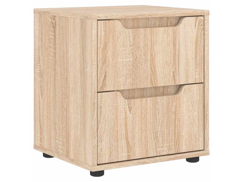  Table de chevet - cabinet de chevet - table de nuit visnes chêne sonoma 45x40x50 cm bois ingénierie  - Conforama A