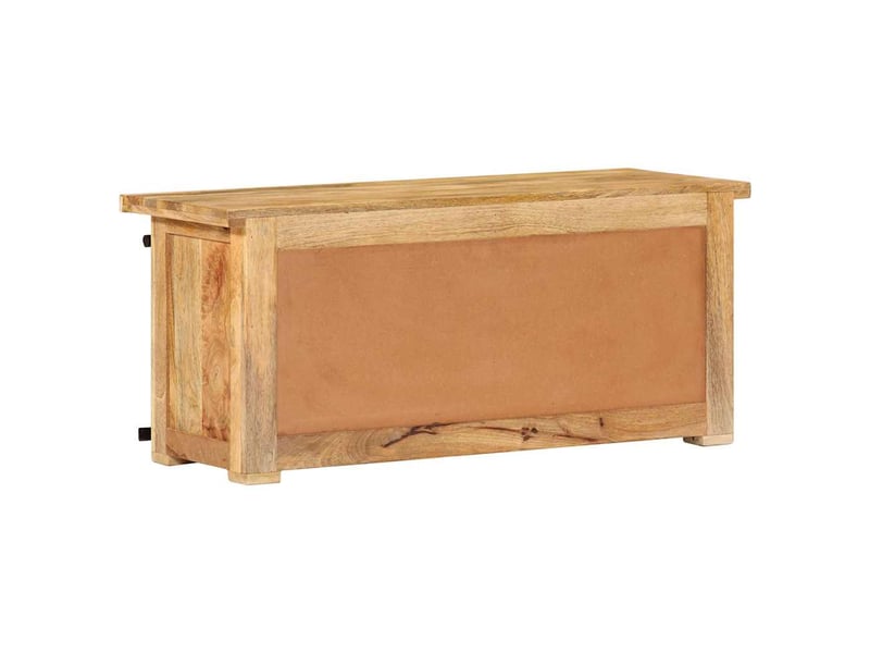  Meuble tv moderne, banc tv 90x35x40 cm bois massif de manguier  - Conforama C
