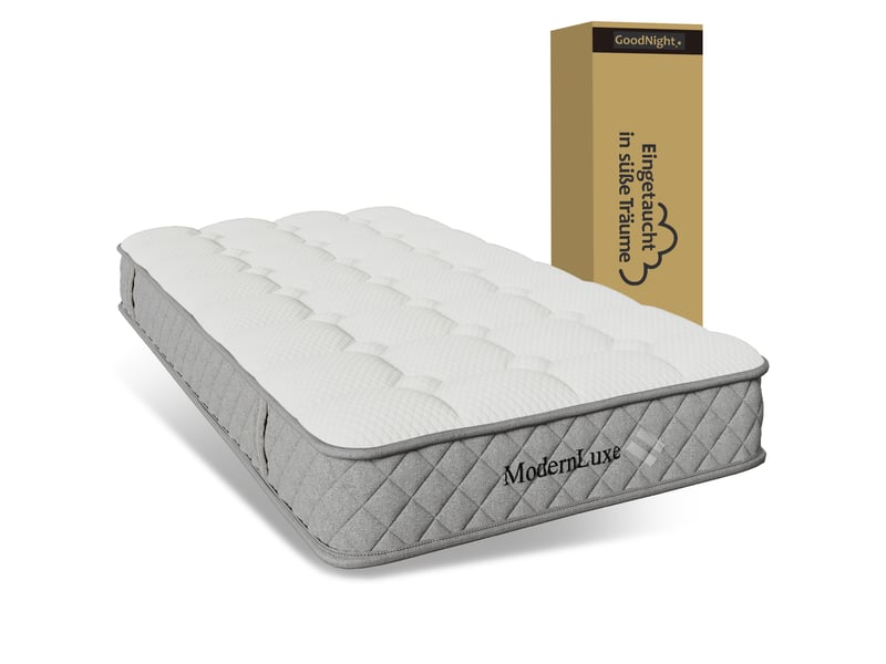 Matelas à ressorts ensachés modenvie 90 x 200 cm 7 zones h3 20 cm mousse froide blanc - Conforama A