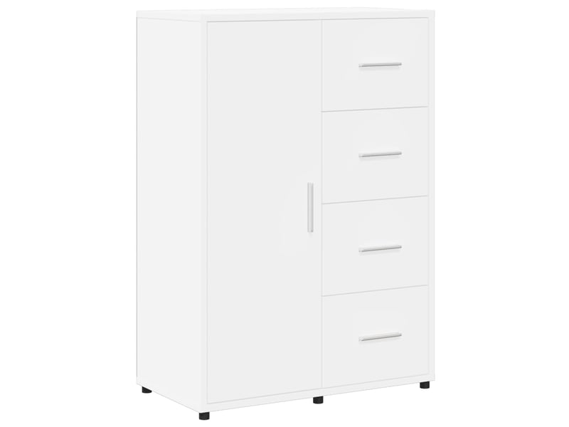  Buffet - bahut - meuble de rangement blanc 60x31x84 cm bois d'ingénierie  - Conforama A