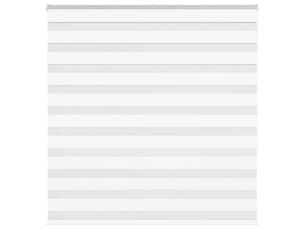 Store zèbre, store de fenêtre blanc 140x150 cm largeur du tissu 135,9cm polyester cf48372