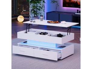 Table basse  coloris blanc <strong></strong> <strong></strong>