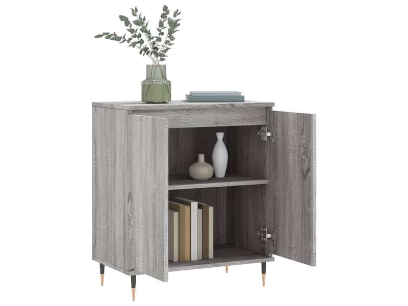  Buffet - bahut - meuble de rangement sonoma gris 60x35x70 cm bois d'ingénierie  - Conforama D