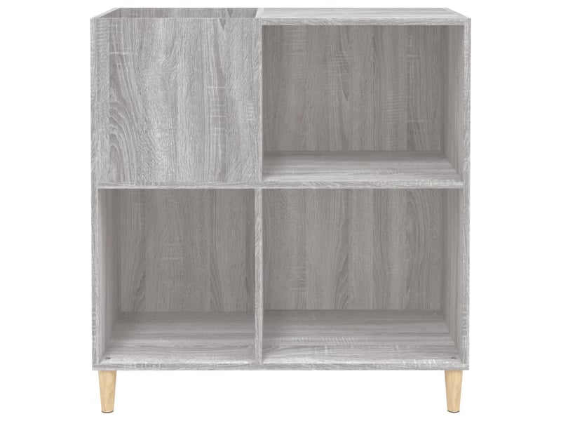  Armoire à disques, armoire de rangement sonoma gris 84,5x38x89 cm bois d'ingénierie shl747  - Conforama E