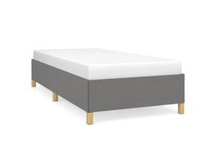 Lit simple 80x200 cm coloris gris