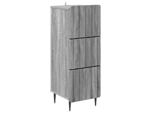 Armoire de rangement bureau, armoire à tiroirs 33 x 34.5 x 92 cm bois d'ingénierie shl7012