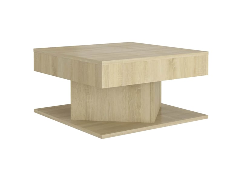  Table basse | table de salon chêne sonoma 57x57x30 cm bois d’ingénierie  - Conforama A