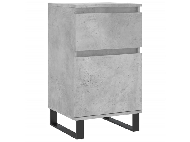  Buffets 2 pcs - bahut - meuble de rangement gris béton 40x35x70 cm bois d'ingénierie  - Conforama E
