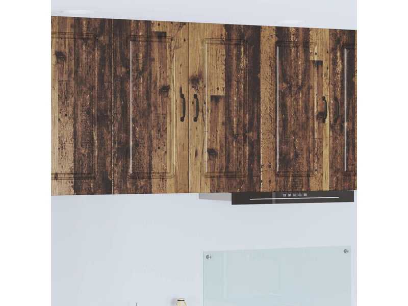  Meuble mural de cuisine | armoire de cuisine bois ancien 80x31x80cm shl7828  - Conforama B