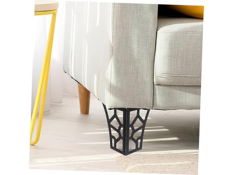  Lot de en décoratifs pour meubles réglables résistants pour tables armoire support stable matériau  - Conforama D