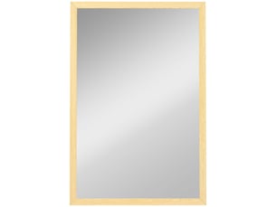 Miroir rectangulaire de salle de bain coloris naturel <strong></strong>  <strong></strong> - 40 cm x 2 cm