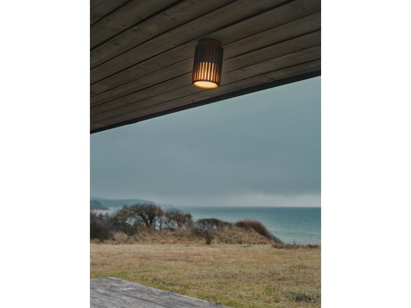  Plafonnier luminaire aludra aluminium seaside marron metallise h. 18,8 ip54 nordlux-extérieur 2118006261 - Conforama B