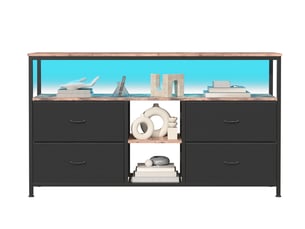 Meuble tv coloris noir 137 cm <strong></strong>  <strong></strong>