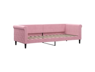 Lit simple 80x200 cm    coloris rose
