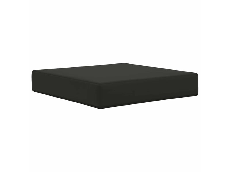 Coussin de canapé d'extérieur, coussin de chaise polyester noir 50,5 x 50,5 cm cf54123 - Conforama D