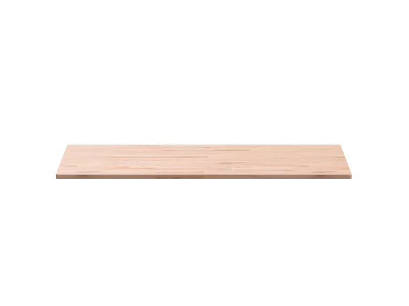  Comptoir de salle de bain, plan de travail 100x60x1,5 cm bois massif de hêtre cf65709  - Conforama D