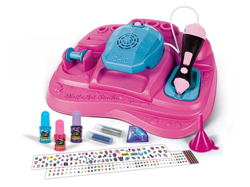  Coffret manucure clementoni 18768 crazy chic - studio à ongles 8005125187683 - Conforama D