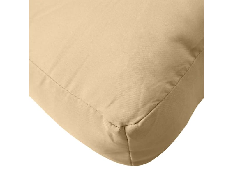  Coussin de palette, coussin de chaise, coussin de canapé beige mélangé 60x60x9,5 cm tissu cf55295  - Conforama E