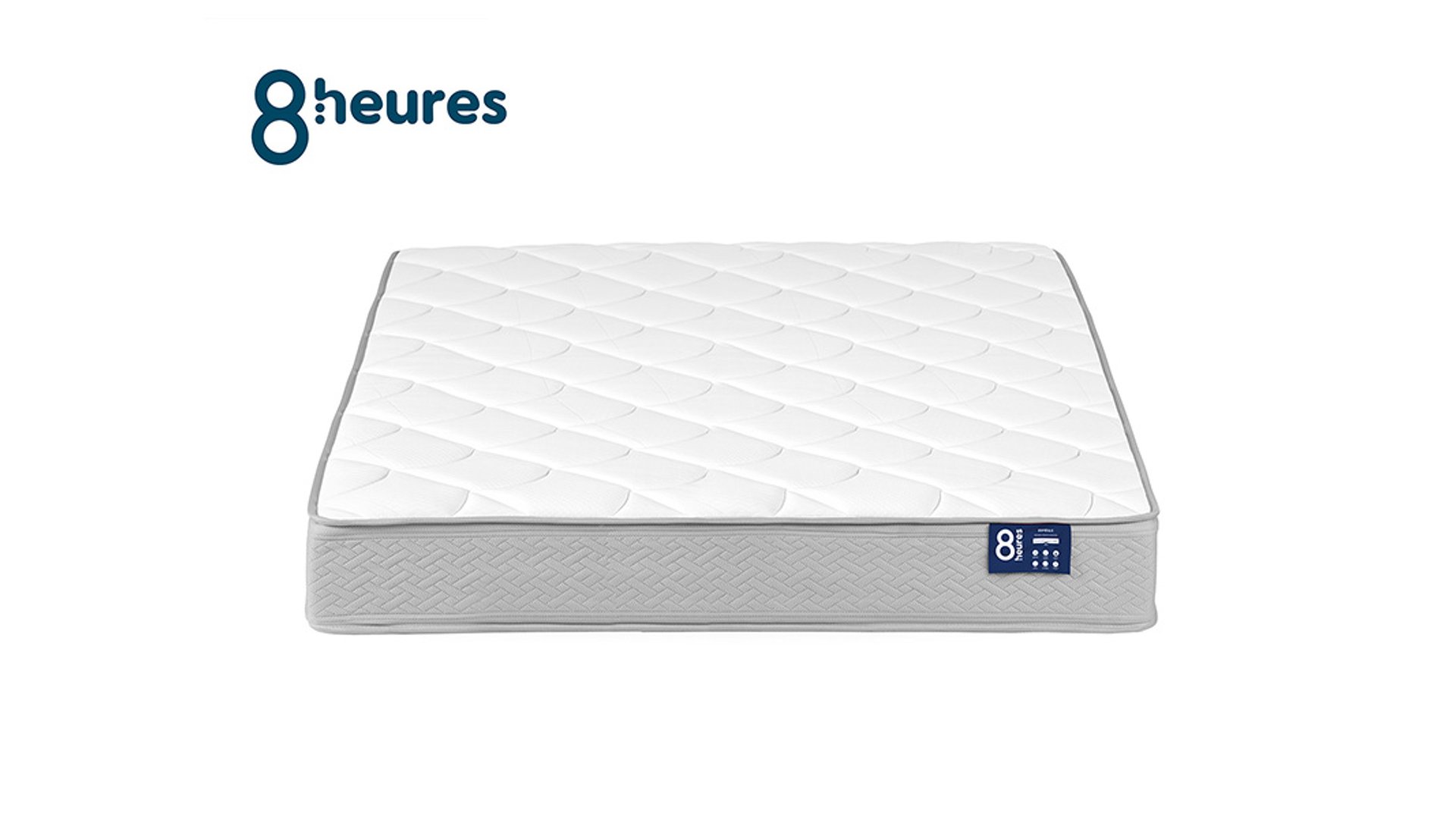 MATELAS RESSORTS 160X200 CM 8 HEURES ESPIEGLE
