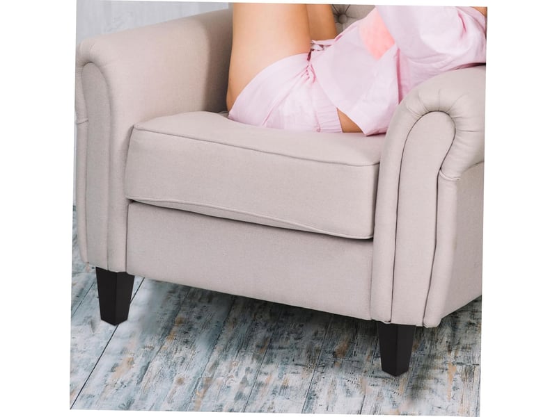  4pièces rechange bois massif pour meubles carrés modernes pour table basse commode canapé et bureau rehausseurs meubles  - Conforama D