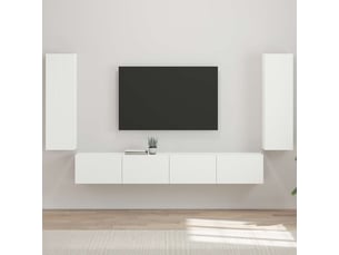 Meuble tv coloris blanc 97 cm <strong></strong>  <strong></strong>