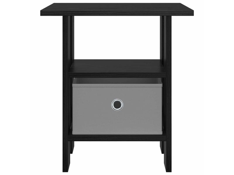  Table de chevet - cabinet de chevet - table de nuit 2 pc chêne noir 41 x 40 x 45 cm  - Conforama E