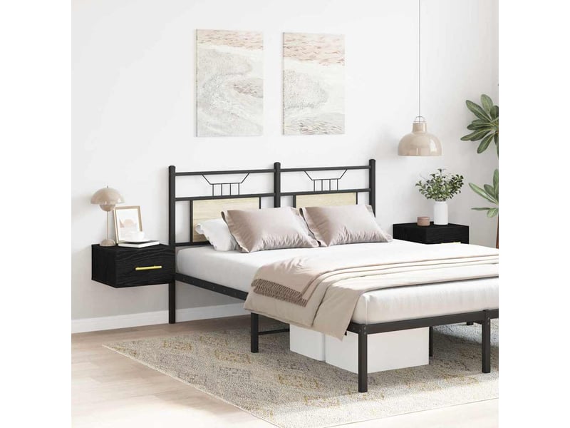  Lot de 2 table de chevet chambre 35 x 35 x 20 cm bois d'ingénierie shl6747  - Conforama B