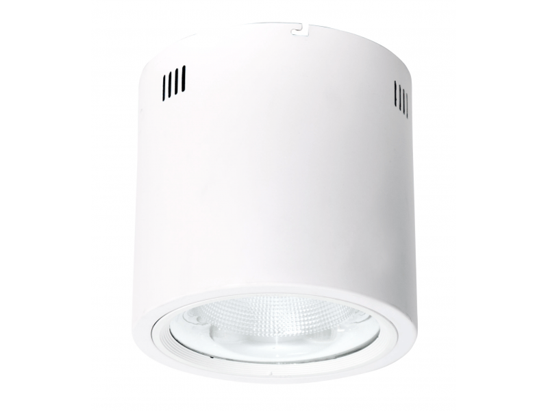  Fabrilamp tubular spot led de plafond en saillie 30 w 2400 lm 4000 k blanc 094883001 - Conforama A