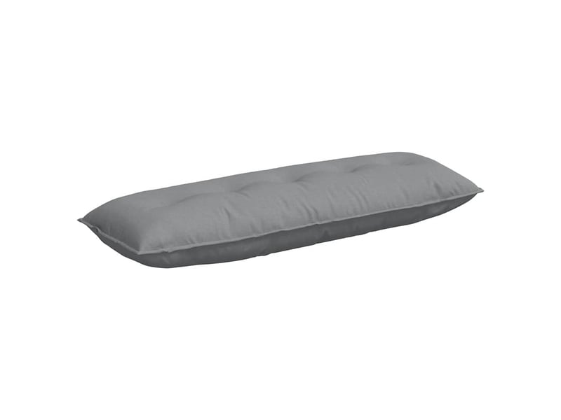 Coussin de dos, coussin de dossier gris clair 140 x 19 x 50 cm tissu cf54652 - Conforama A