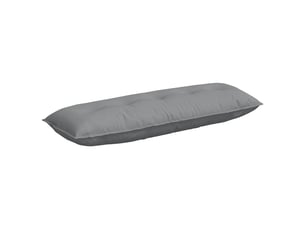 Coussin de dos, coussin de dossier gris clair 140 x 19 x 50 cm tissu cf54652
