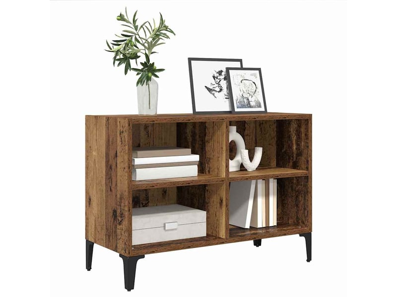  Ensemble meuble tv - banc tv - meuble de rangement montage mural marron bois d’ingénierie  - Conforama C