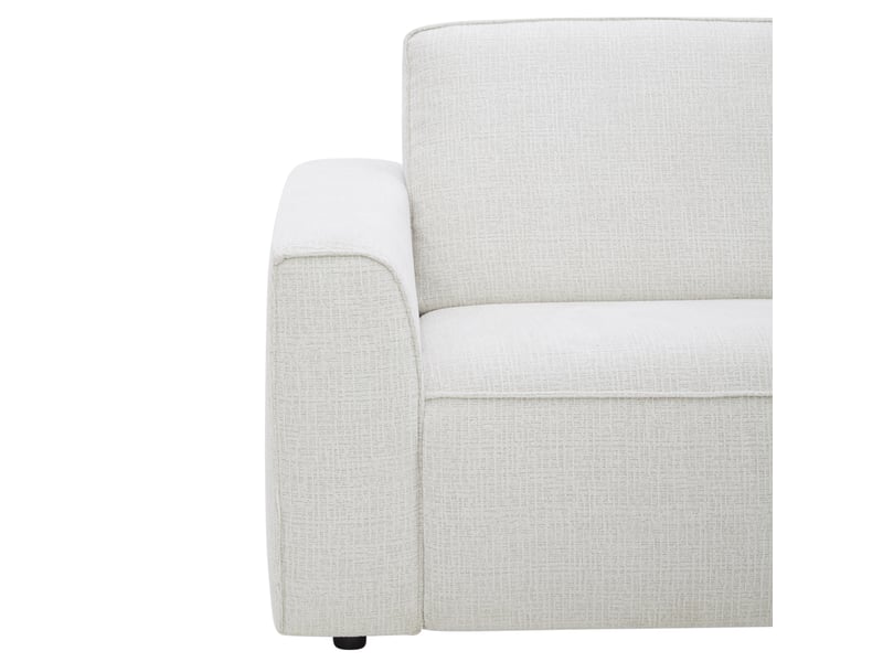 Canape droit convertible beige 3 places  - Conforama S