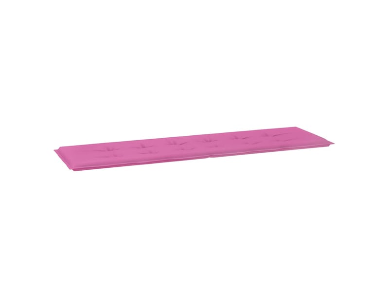  Coussin de banc, coussin d'assise, coussin de canapé tissu oxford rose 180 x 50 x 3 cm cf53819  - Conforama A