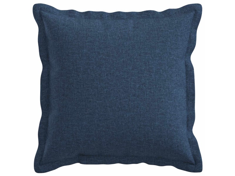  Lot de 6 housses de coussin houten bleu 45 x 45 cm lin synthétique cf49955  - Conforama A
