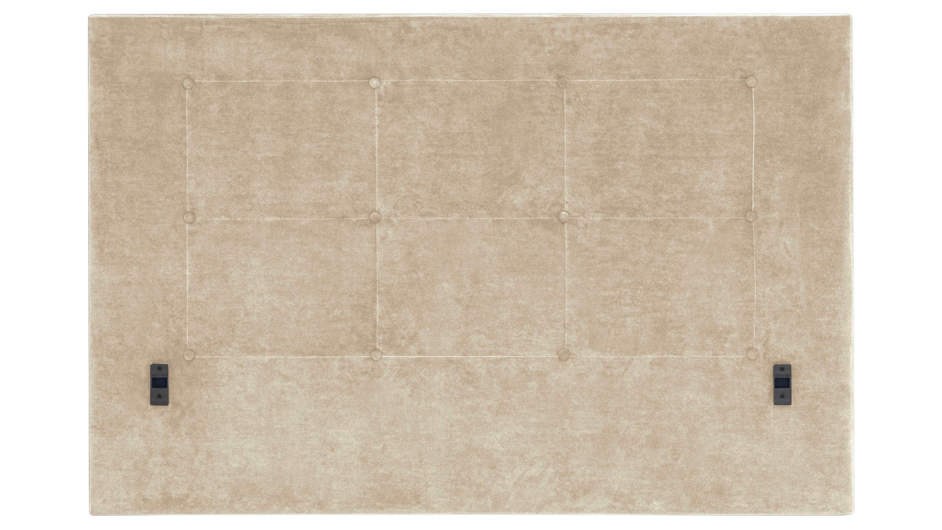 BULTEX Tete de lit 195 cm beige BULTEX RELAX CAPITONS beige 120 Conforama