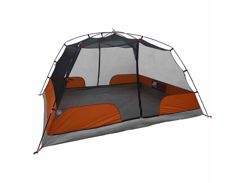  Tente de camping, tente de randonnée 4 personne gris et orange shl27600  - Conforama D