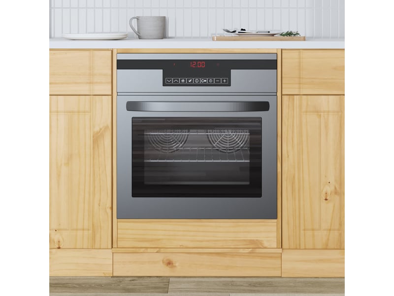  Armoire de cuisine, armoire ski brun miel 60x46x81cm pin massif  - Conforama D
