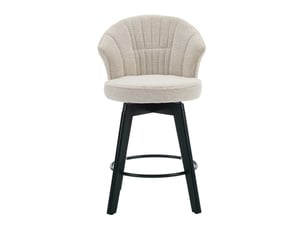 tabouret de bar  <strong>MODFU</strong>  - beige hauteur d'assise 62.5 cm vendu Par paire