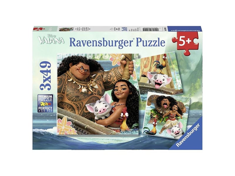 Puzzle 3x49 p la legende du bout du monde vaiana 080045 - Conforama D