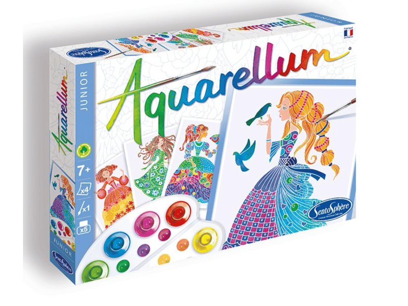  Aquarellum junior princesses fleurs 696 - Conforama A