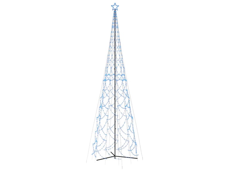 Arbre de noël cône 3000 led bleu 230x800 cm cf61721  - Conforama A