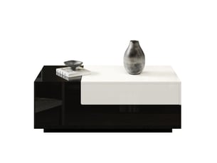 Table basse rectangulaire coloris bicolore LPOSPI - 50 cmx100 cm