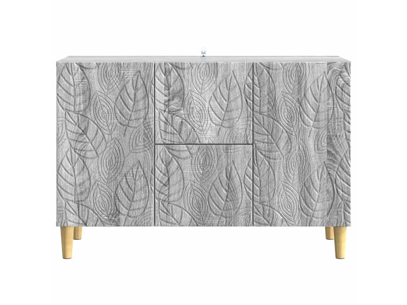  Buffet - bahut - meuble de rangement sonoma gris 89 x 34,5 x 60 cm bois d'ingénierie  - Conforama E
