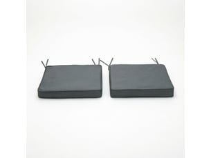 Lot de 2 coussins de chaise extérieur confortables et élégants, sans chaises incluses