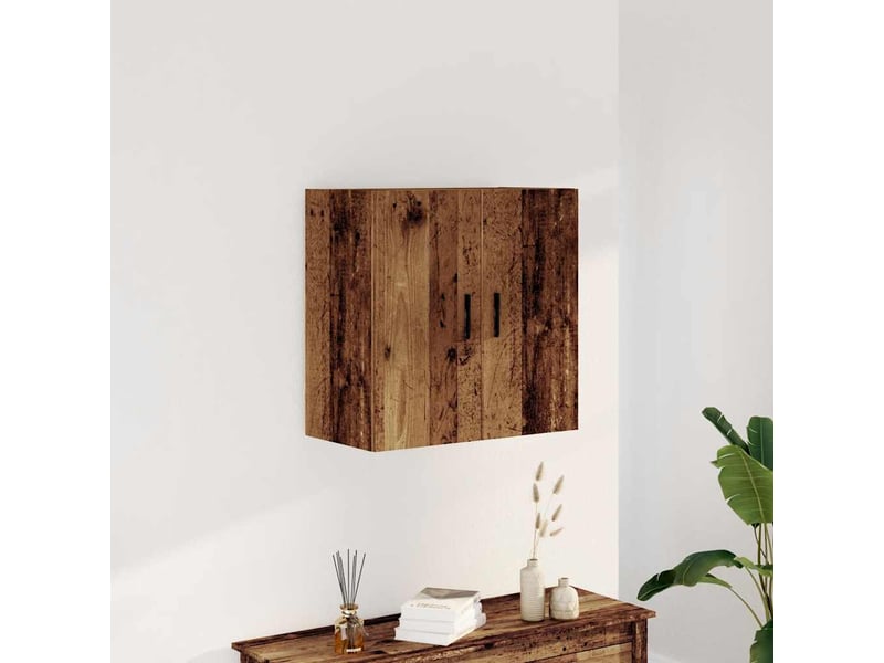  Armoire murale salon, meuble de rangement vieux bois 60x31x60 cm bois d'ingénierie shl7548  - Conforama C