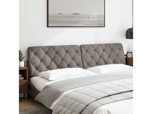 Tete de lit A poser largeur 202 cm taupe