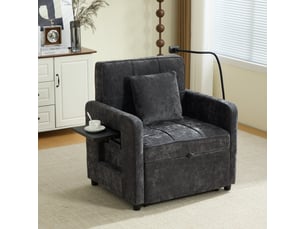 Fauteuil relax manuel IKSETERA TRADING LTD  Tissu gris