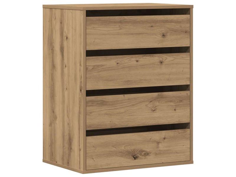  Commode chambre adulte, commode d'angle chêne artisanal 60x41x76 cm bois d'ingénierie  - Conforama A